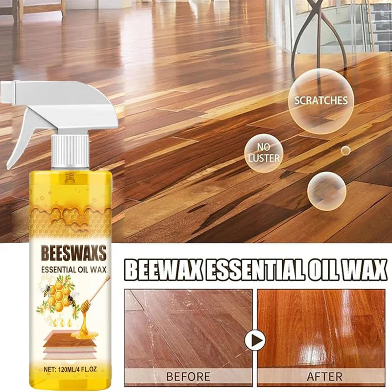 Beeswax Wood Polish Spray | Restore Shine , Protect Furniture