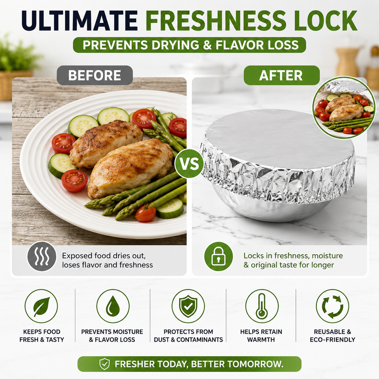 CoverFresh™ Reusable Kitchen Covers