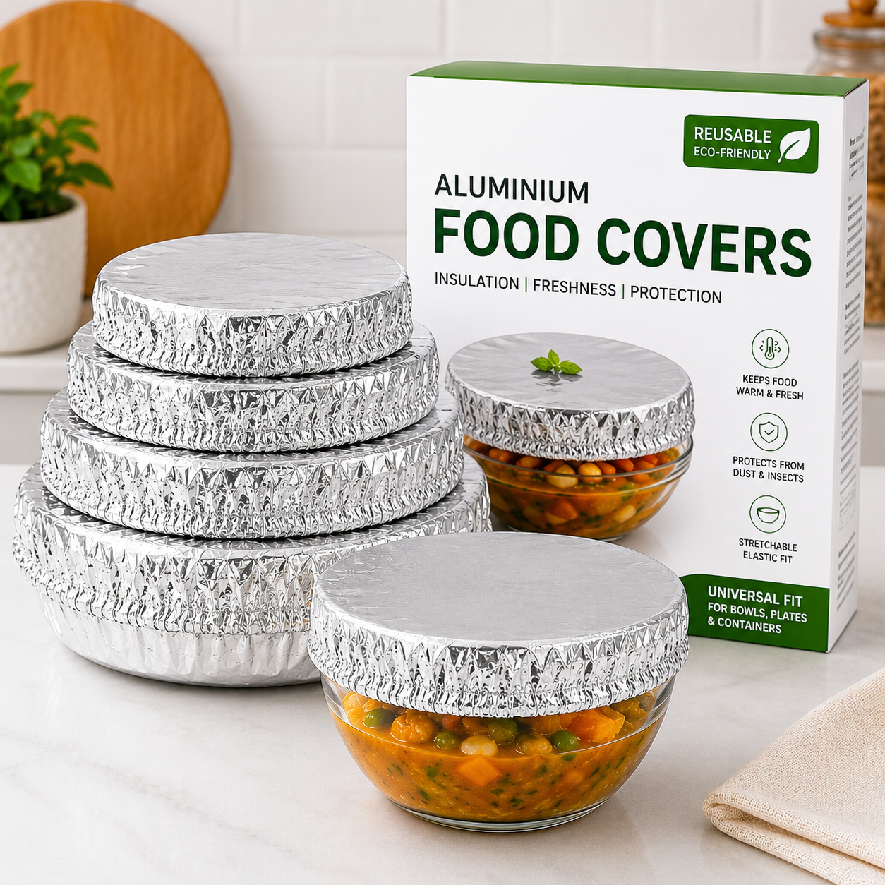 CoverFresh™ Reusable Kitchen Covers