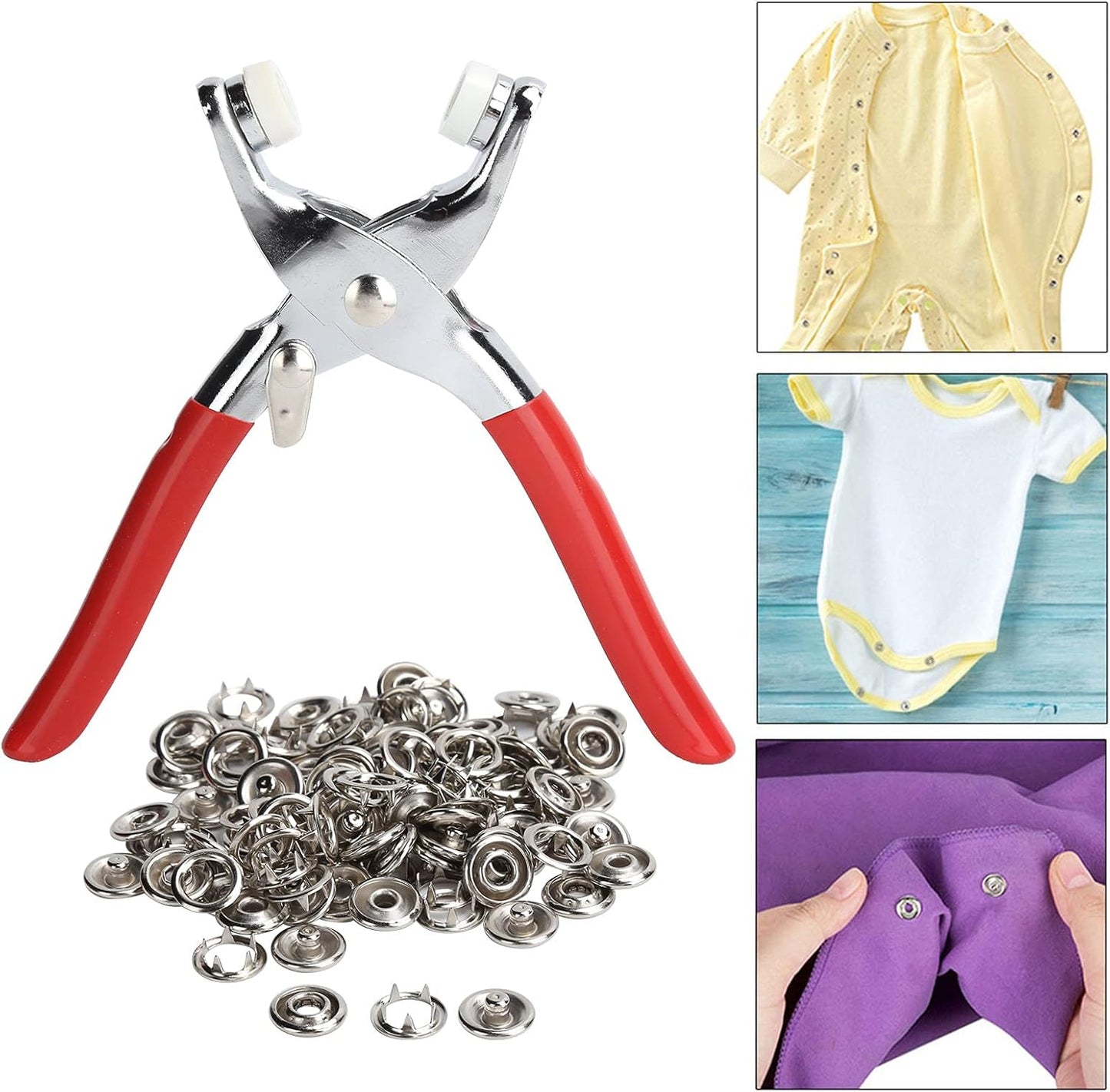 Snap Button Plier Tool Kit 🔧