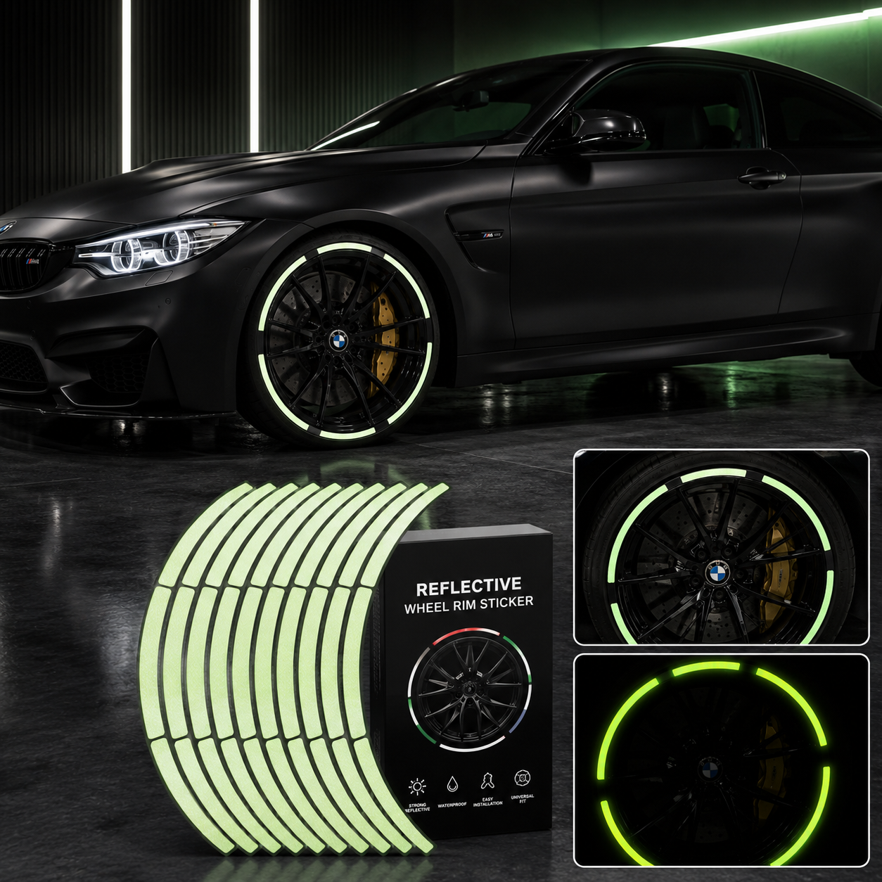Rim Flare™ - Reflective Wheel Rim Stickers