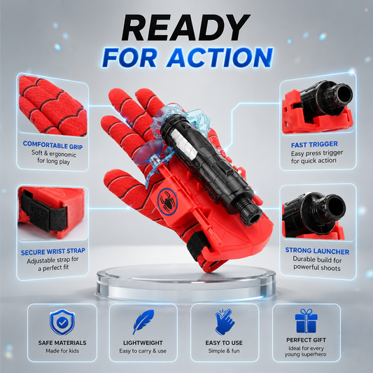 WebMaster™ Spiderman Web Shooter