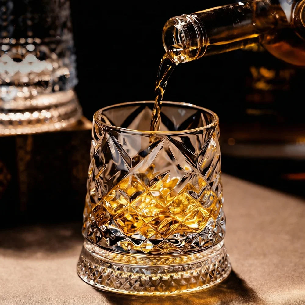 TwistSip™ Rotating Whiskey Glass