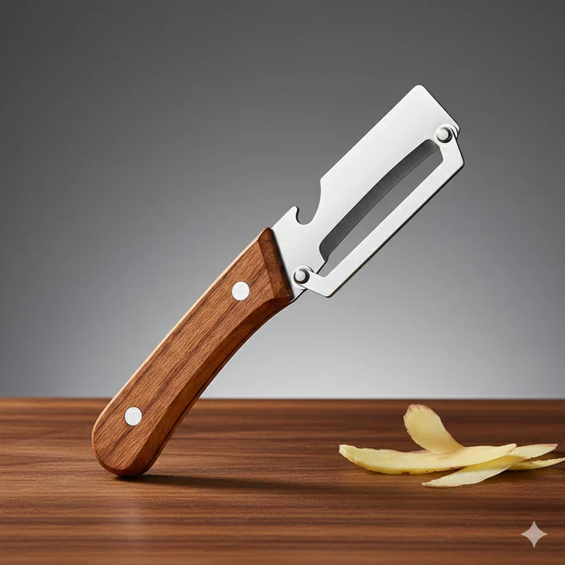 SharpSlicer™ – Multi-Functional Vegetable Peeler & Bottle Opener