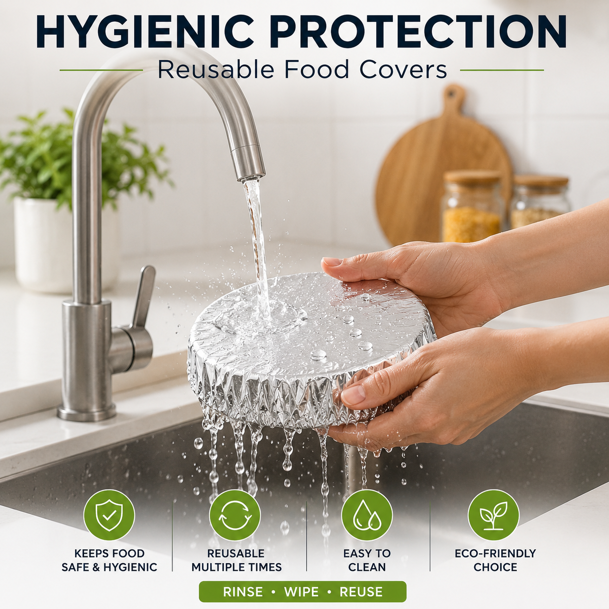 CoverFresh™ Reusable Kitchen Covers