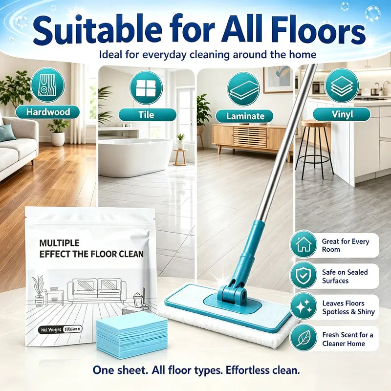Clean Ease™ - Floor Cleaning Sheets