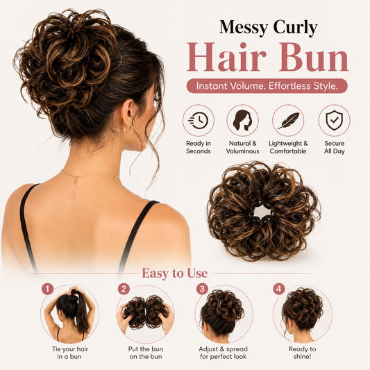 Veloura Bun™ - Instant Volume Hair Bun