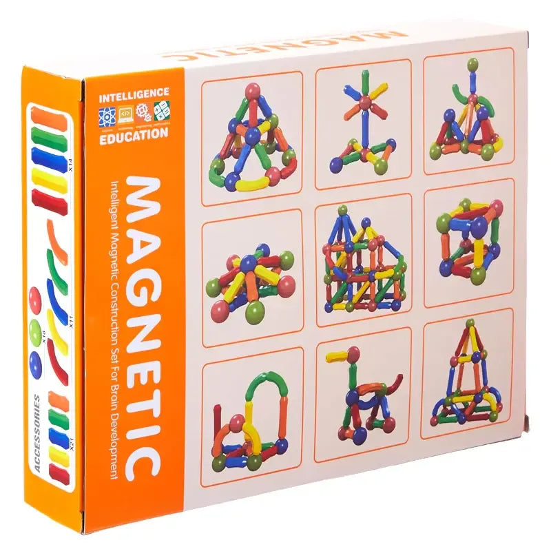 Magnetic Building Blocks |           Brain Development Toy for Kids STEM DIY Learning